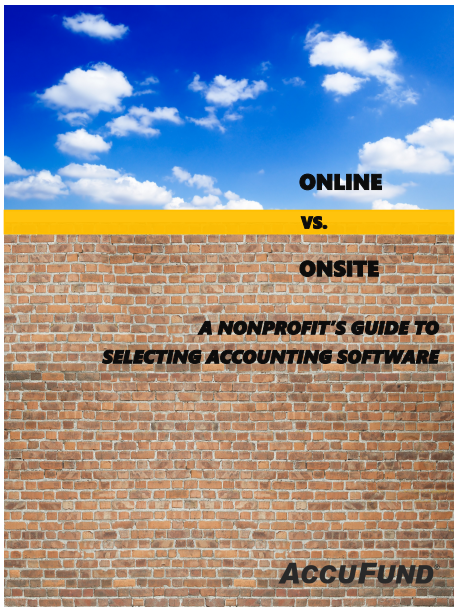 NPO Online vs Onsite accounting software
