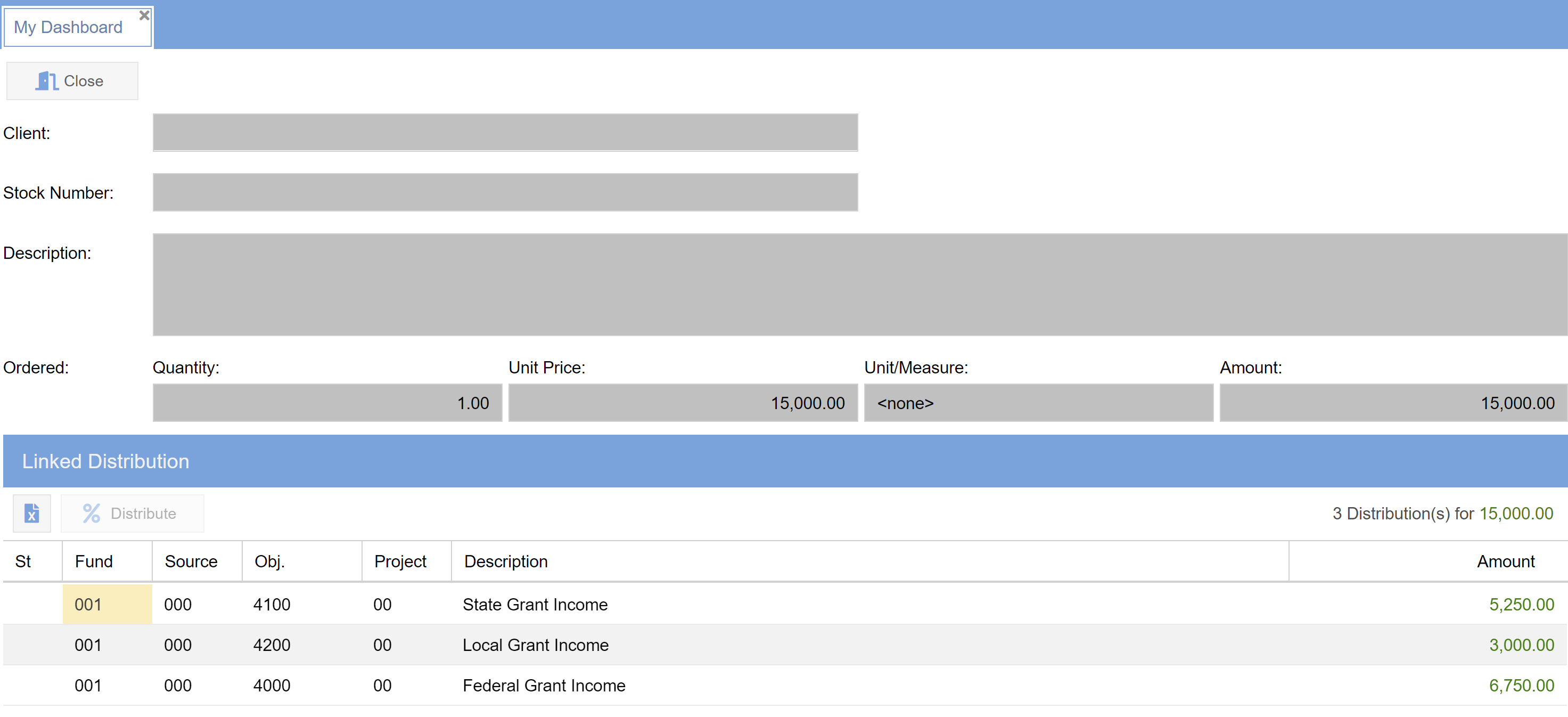 online dashboard drill to activity nonprofits and government