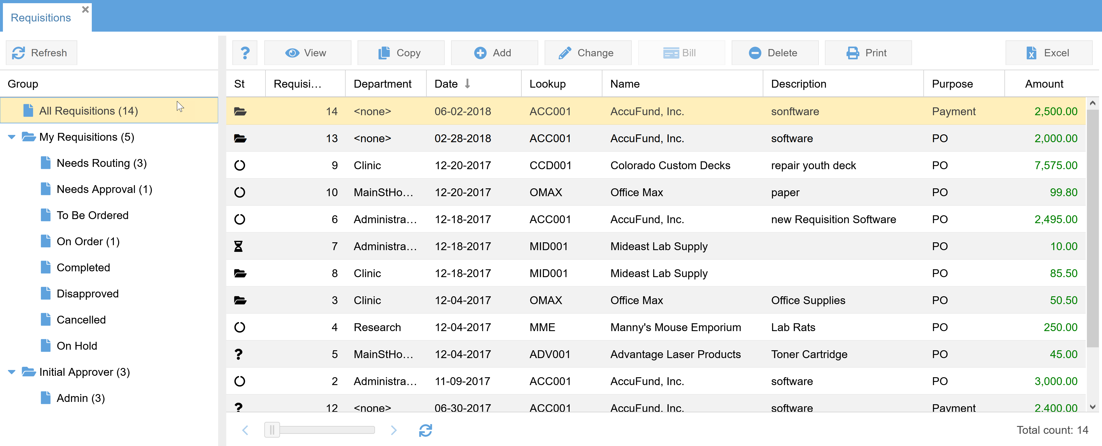 online requisitions for nonprofit and government