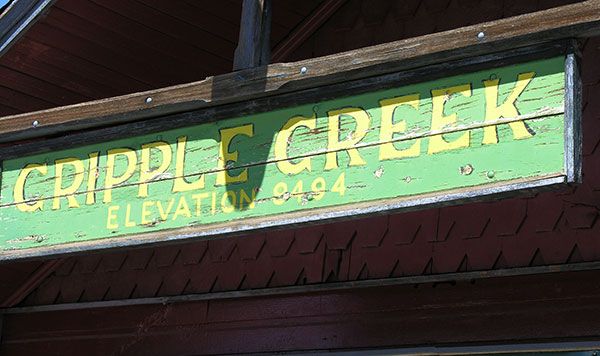 Cripple Creek Sign