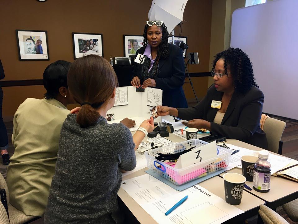 Planning session at the Henry Ford Learning Institute