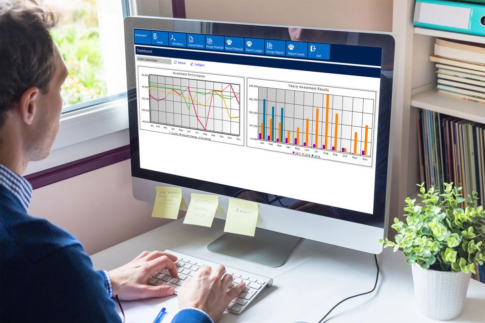 Using AccuFund's onsite accounting software